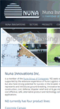 Mobile Screenshot of nunainnovations.com